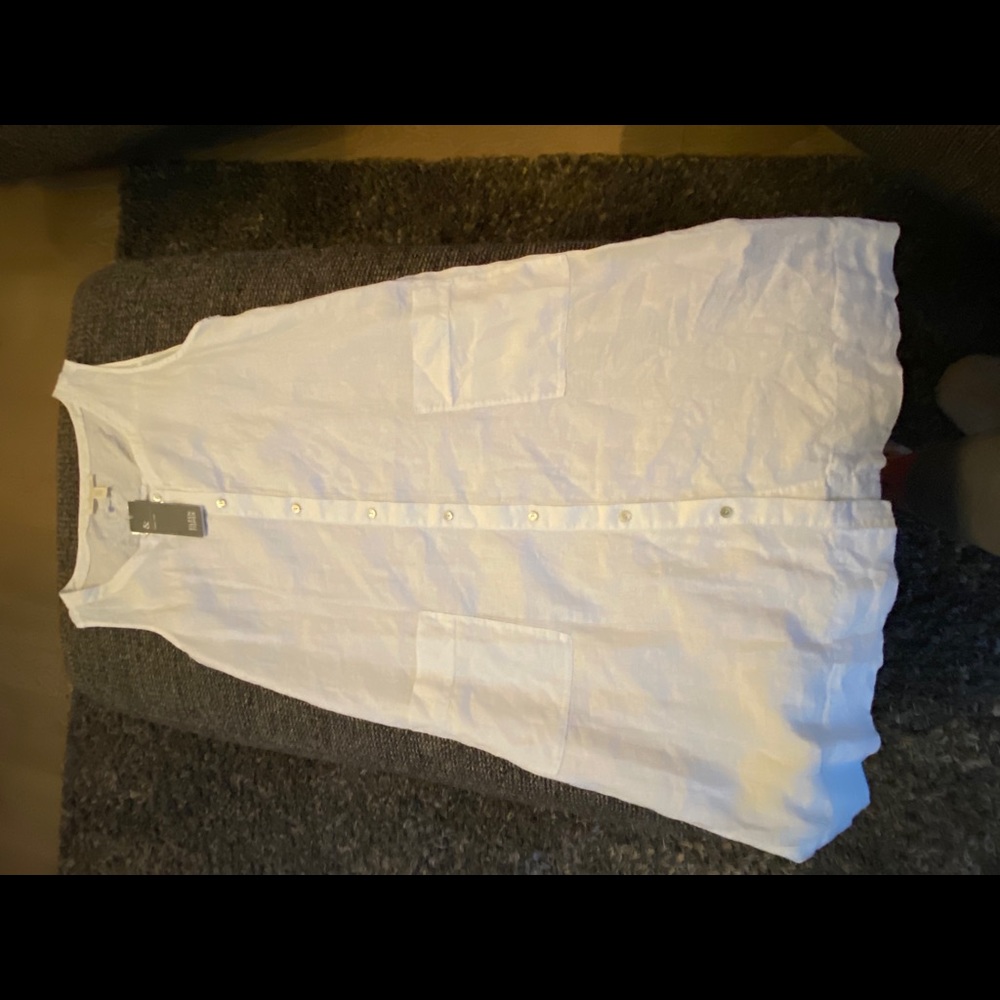 Organic linen sundress